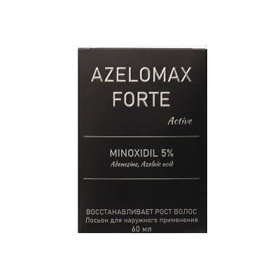 Азеломакс Форте Актив 5% /Azelomax Forte Active 5%/ лосьон от выпадения волос, 60мл