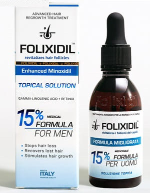 Folixidil 15% (Фоликсидил) лосьон от выпадения волос. 60мл